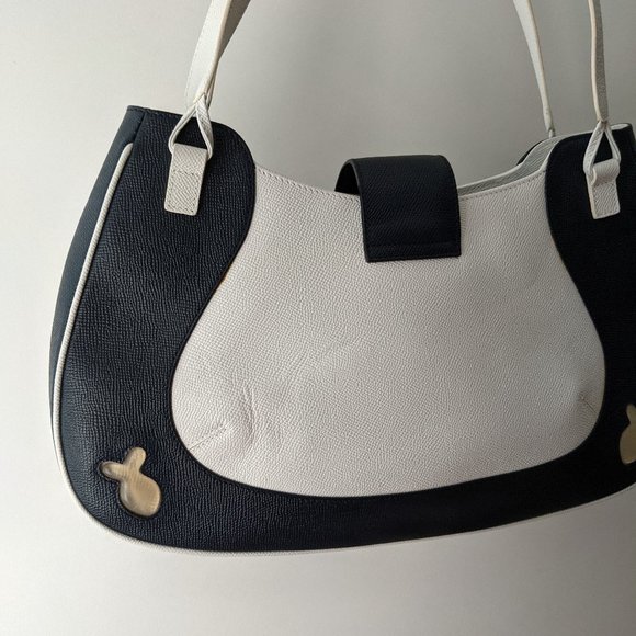 Chopard Happy Fish Handbag Purse Navy Blue White - Picture 7 of 7